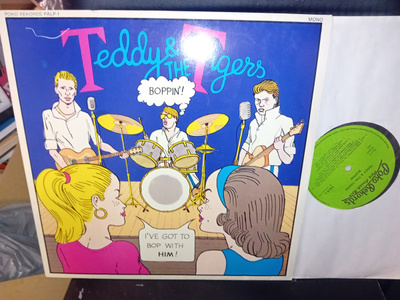 LP Teddy and the Tigers  : Boppin ( SIS POSTIKULU )