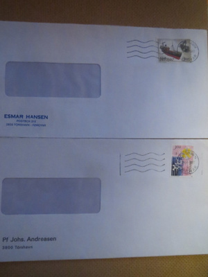 Fär-saaret kaksi postilähetystä