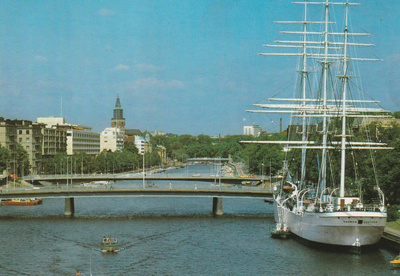 LAIVAKORTTI - PURJELAIVA - SUOMEN JOUTSEN -11