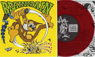 BRAINDRAIN apina EP -- AWKWARD SQUAD- PSYCHOBILLY-DEEPSIX --