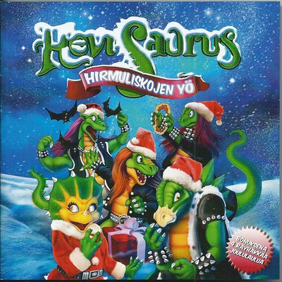 Hevisaurus - Hirmuliskojen Yö (CD+4) KUIN UUSI!! Joulupainos