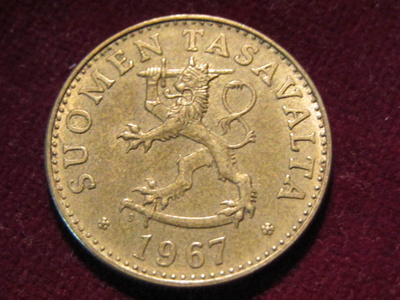 50 penniä 1967