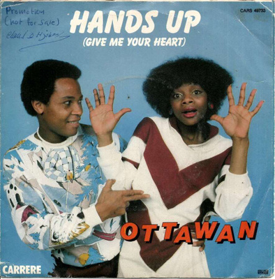 OTTAWAN: Hands Up / …(Instrumental)  7"kk
