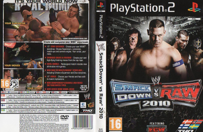 Ww:Smackdown Vs. Raw 2010 (28 670) k PS2 wrestling