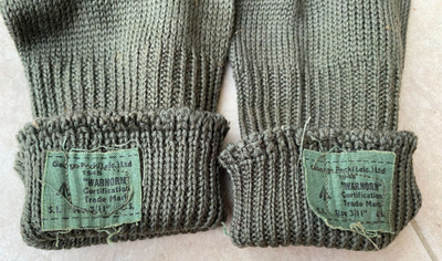 Original British Army WWII Socks dated 1945