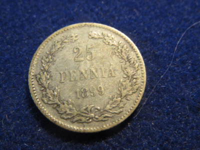 25 penniä 1899
