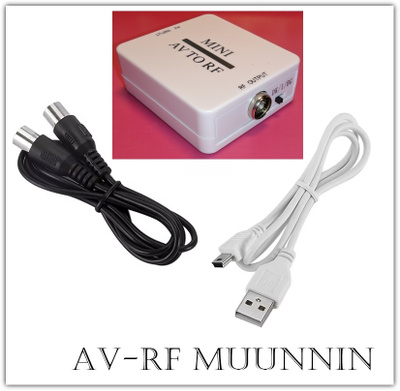 Mini AV-RF-muunnin - yhdistä vanhat ja uudet laitteet #31627