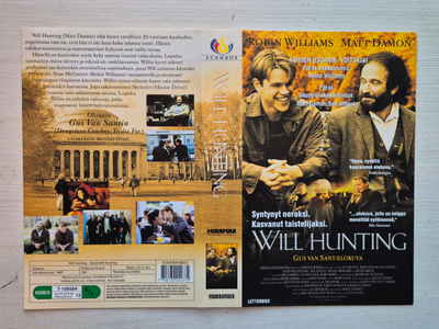 VHS Will Hunting -kansipaperi