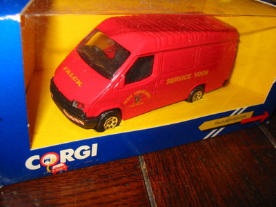 Corgi 80-luku 1/43 Transit mint boksissa