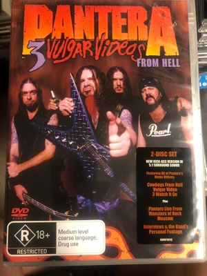 PANTERA - 3 Vulgar Videos From Hell  2-DVD SET