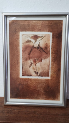 Helmi Koiviola  TANSSIJA grafiikka v.1995