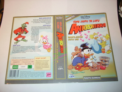 Vhs kansipaperi Fix - Tupu, Hupu ja Lupu ANKRONIKKA ...