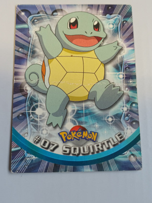Pokemon Topps 1999 #07 Squirtle