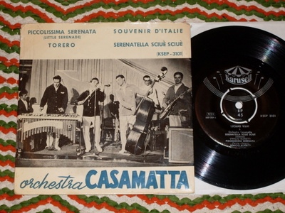 7" CASAMATTA Orchestra - EP single 1958 FIN vocal pop VG++