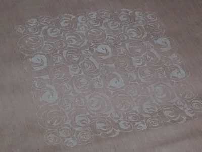 Tampella rosa Sata Ruusua pellavaliina Dora Jung