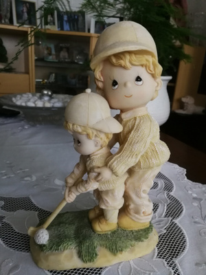 Golf pelaajat figuuri