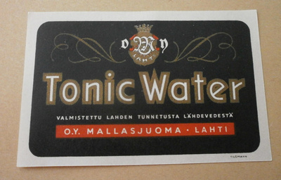 Tonic Water, Lahti, Mallasjuoma -etiketti