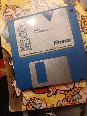 microsoft ms-dos 5 operating system disk 3