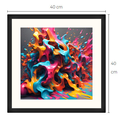 Uusi uniikki Pop art print taulu 40 cm x 40 cm