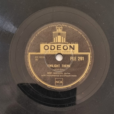 Savikiekko 1957 - Bert Weedon - Odeon PLE 291