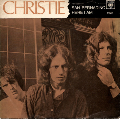 CHRISTIE: San Bernadino / Here I Am  7" kannet