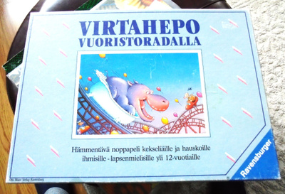 Virtahepo vuoristoradalla lautapeli yli 12-vuotiaille