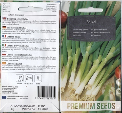 Pillisipuli "Bajkal" - siemenet #