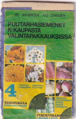Puutarhasiemenet K - kaupasta   b564
