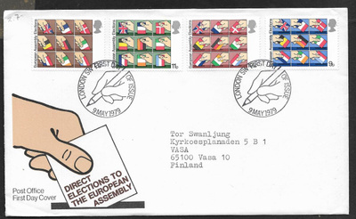 Englanti -  1. EU:n parlam.  vaalit 1979 FDC (Mic. 789-792)
