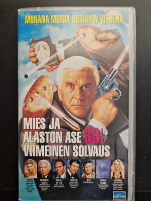 VHS: Mies ja alaston ase 33 1/3
