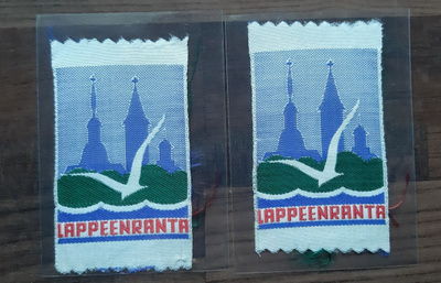 Lappeenranta vintage kangasmerkki