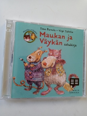 2CD äänikirja, Parvela, Talvitie: Maukan ja Väykän satukirja