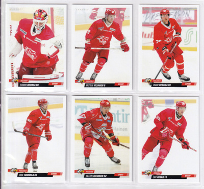 2022-23 Cardset Series 1 Sport Team Set 12 korttia (133-144)