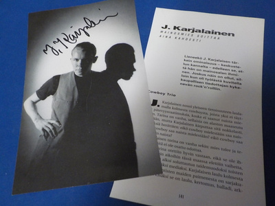 J. KARJALAINEN NIMIKIRJOITUS