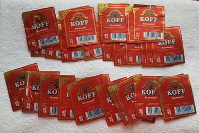 KOFF Avautuuko Etiketti 34 kpl 2000