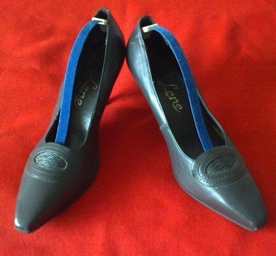 Lene vintagekorkkarit, koko 3½,tummanharmaat, KÄYTTÄMÄTTÖMÄT
