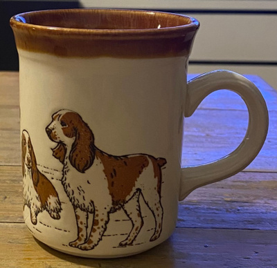 VINTAGE SPANIELI MUKI, BILTONS ENGLAND
