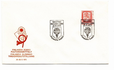 Helsinki:  Finlandia kukkii (erikoisleima 25.9.1975)