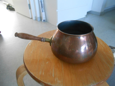 Vintage Tagus kuparinen Fondue- keitin, kattila.
