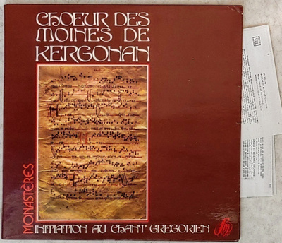 INITIATION AU CHANT GREGORIEN – Ransk. LP 1987 + Fugan liite