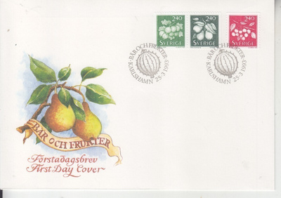Ruotsi FDC 1993 Hedelmiä