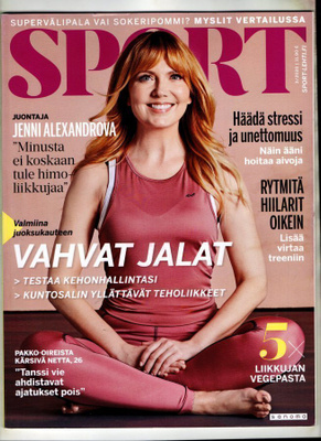 SPORT n:o 3 2020 Jenni. Nina ja Miia. Netta. Enni Rukajärvi.