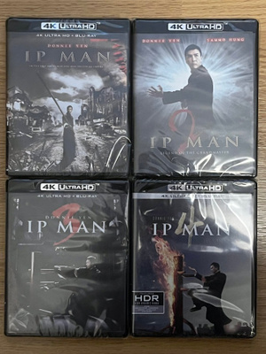 Ip Man 1-4 (4K Ultra HD + Blu-ray) Donnie Yen (UUSI)