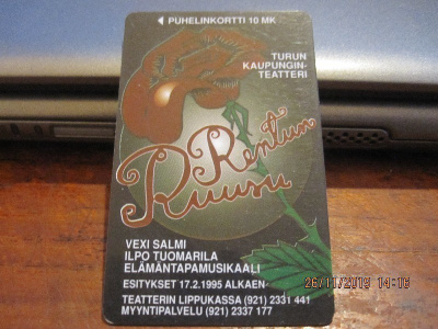 Rentun Ruusu puhelinkortti
