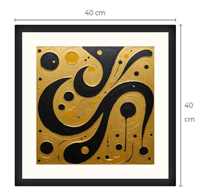 Uusi uniikki abstrakti art print taulu 40 cm x 40 cm