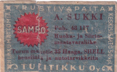 Helsinki, Haaga, A. Sukki    sk2/7