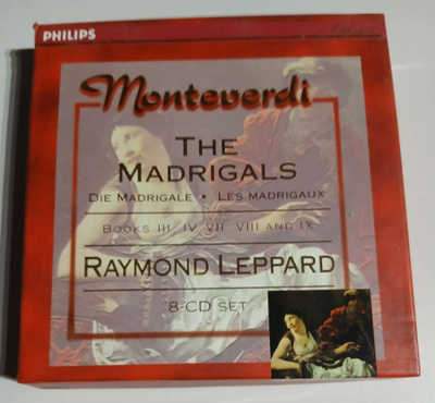 8CD Monteverdi - The Madrigals