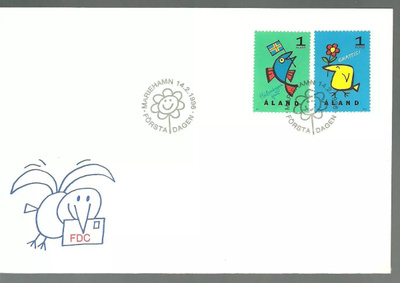 ÅLAND EPK FDC 1/1996: Terveisiä sarja