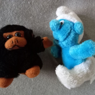 SMURFFI & APINA pehmolelut 2 kpl