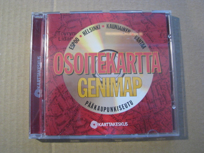 OSOITEKARTTA GENIMAP ( Pääkaupunkiseutu )